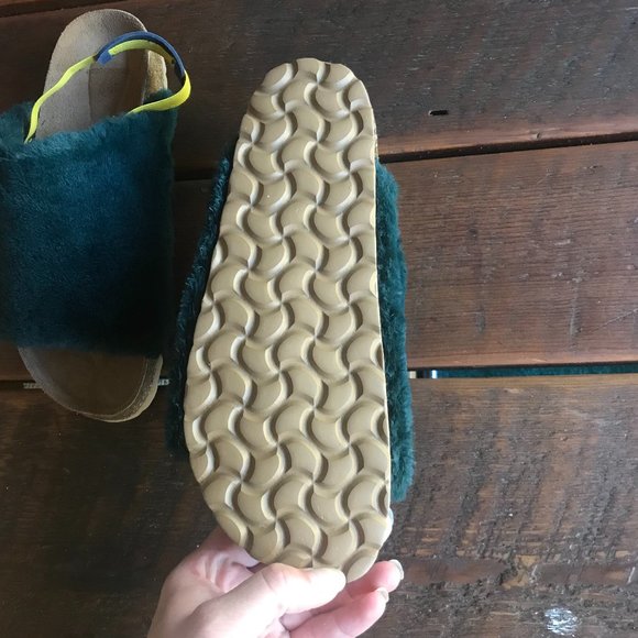 Bobo Choses Faux Fur Sandals Midnight Blue - Picture 8 of 16